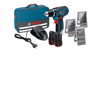 Bosch GSR 12V-15 in tool bag 2x2,0AH